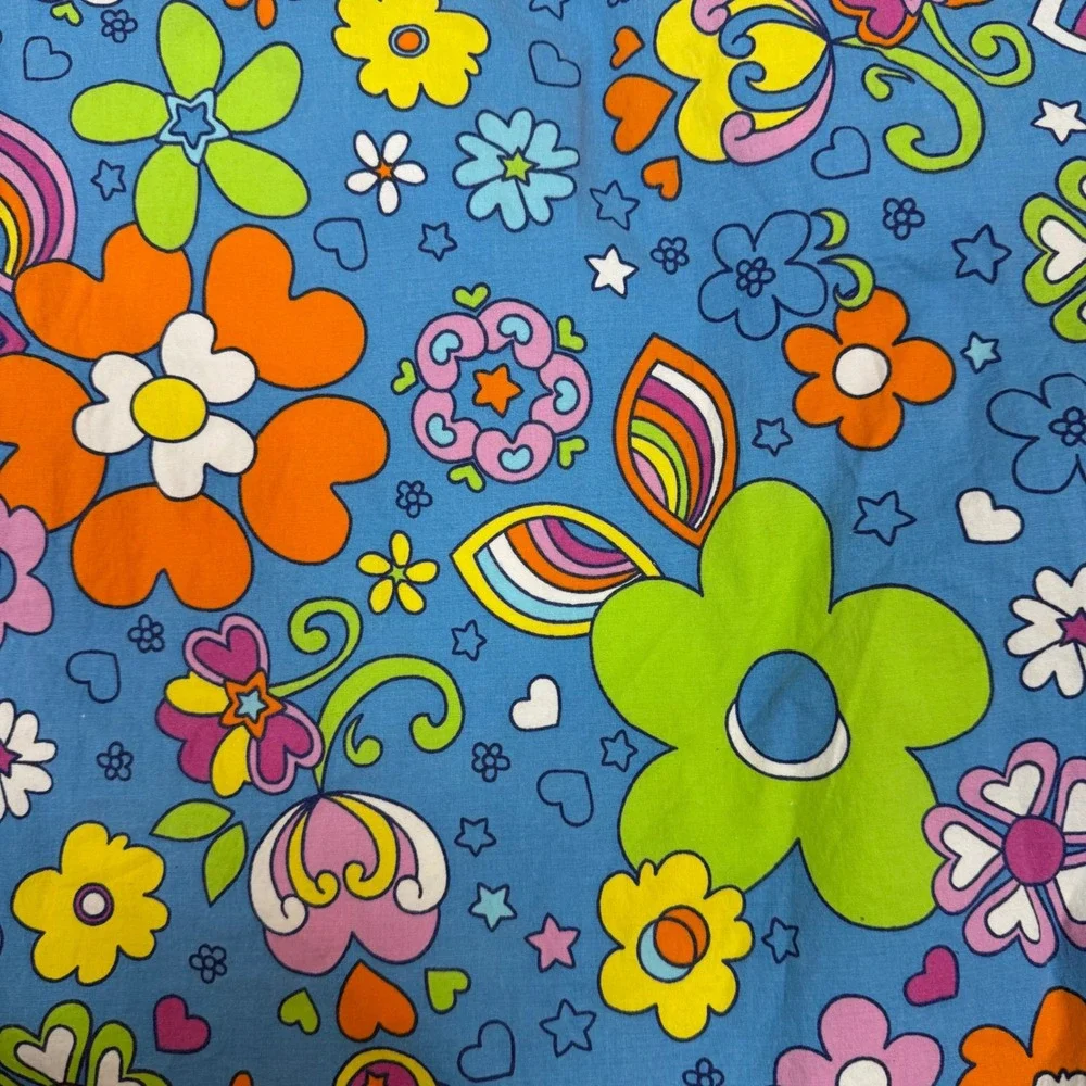 Retro Daisy Floral Halter Dress Girls 8 Hippie Summer Groovy Children's Place - Picture 14 of 14
